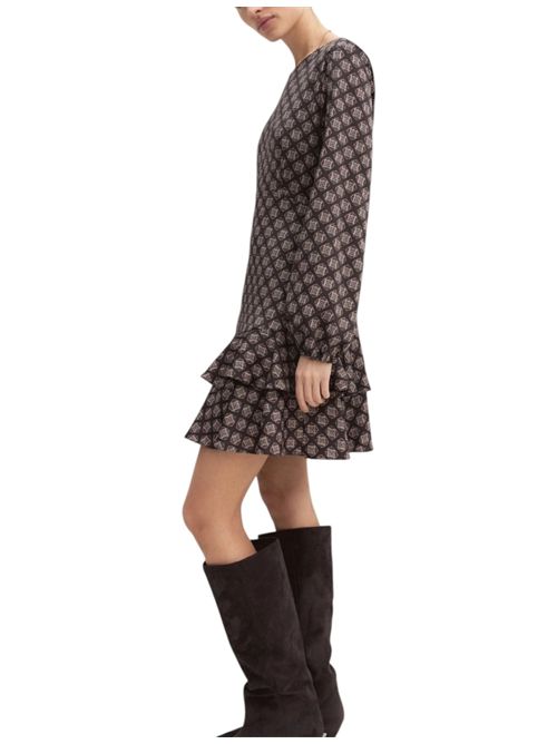 Abito in crêpe con balze emmcambra EMME MARELLA | 2625226091005