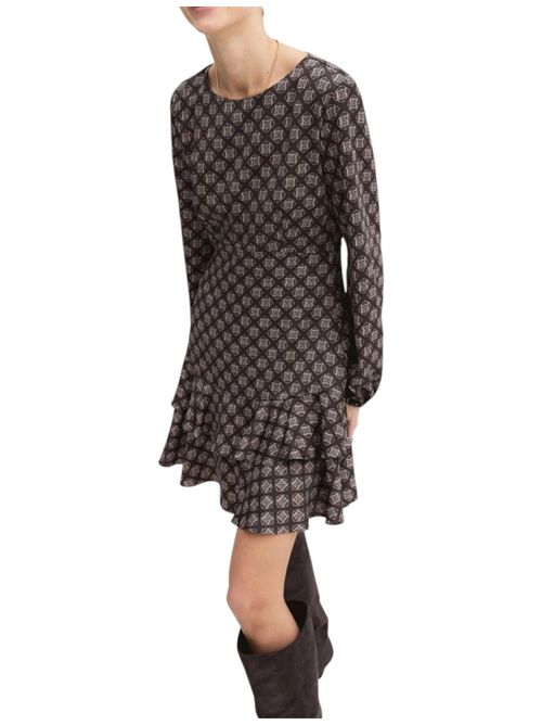 Abito in crêpe con balze emmcambra EMME MARELLA | 2625226091005