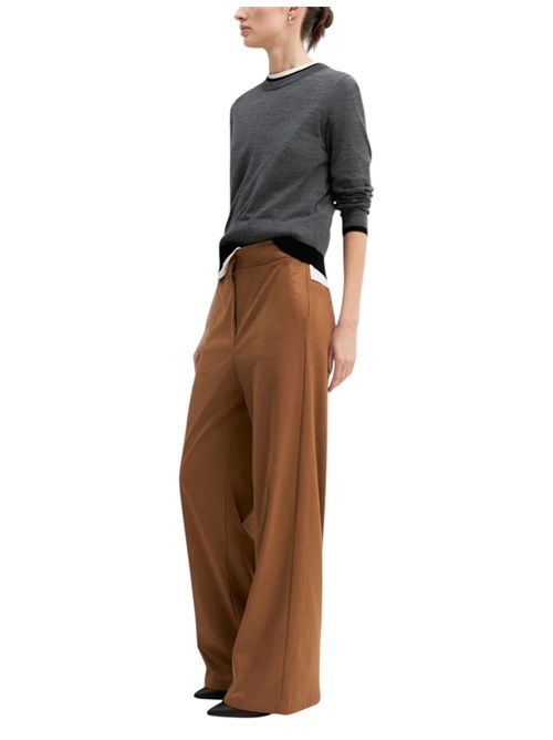 Pantalone dritto in jersey stretch emmpalato EMME MARELLA | 2625786071002