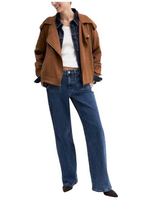 Biker jacket in jersey stretch  emmdomino EMME MARELLA | 2625916061002