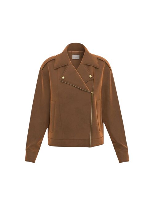 Biker jacket in jersey stretch  emmdomino EMME MARELLA | 2625916061002