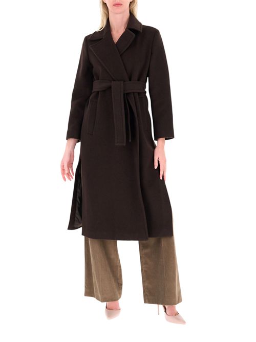 Cappotto in double con cintura emmcolimbo EMME MARELLA | 2625016032004