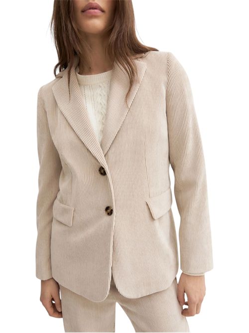 Blazer monopetto in velluto stretch emmnodo EMME MARELLA | 2625046102001