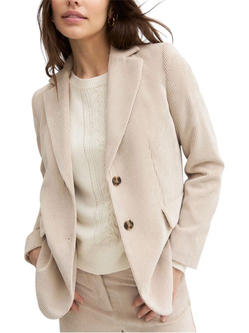 Blazer monopetto in velluto stretch emmnodo EMME MARELLA | 2625046102001