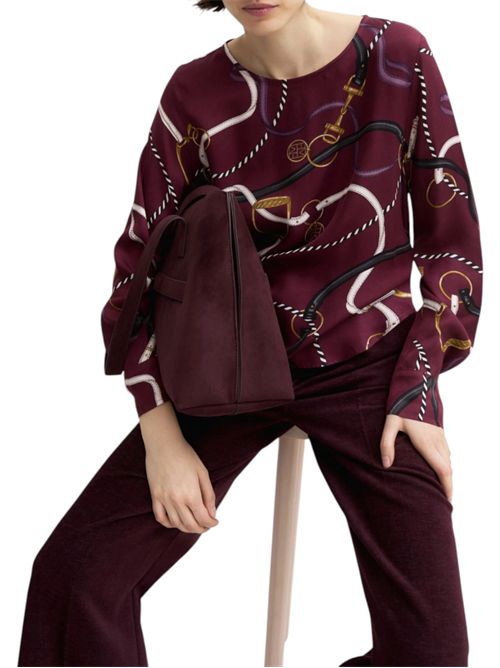Blusa in twill di viscosa emmeffetto EMME MARELLA | 2625116112005