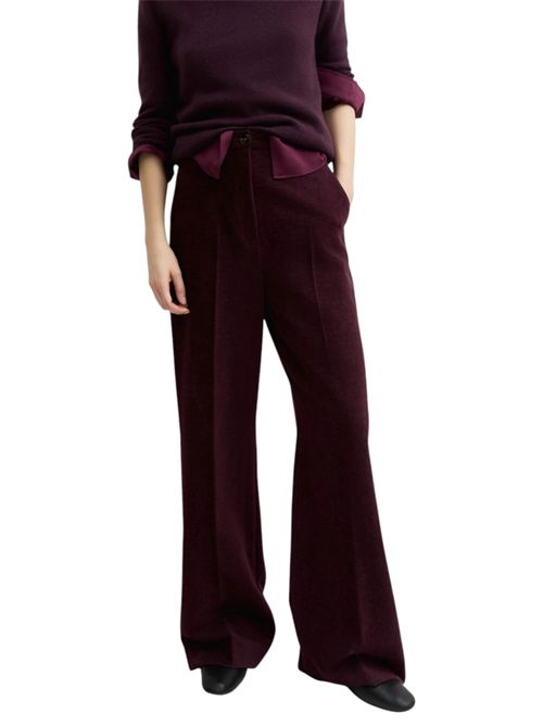 Pantalone a vita alta in ciniglia stretch  emmegizio2 EMME MARELLA | 2625136182004