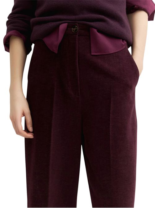 Pantalone a vita alta in ciniglia stretch  emmegizio2 EMME MARELLA | 2625136182004