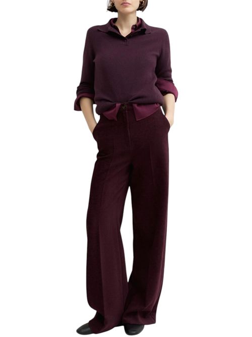 Pantalone a vita alta in ciniglia stretch  emmegizio2 EMME MARELLA | 2625136182004