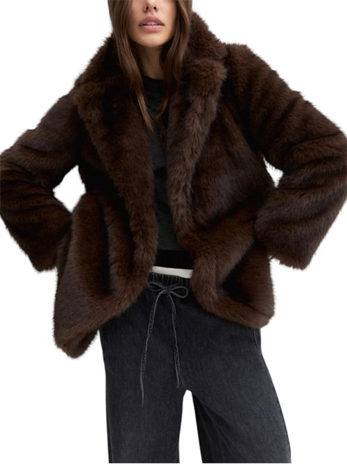 Cappotto in jersey furry emmsub EMME MARELLA | 2625456072002