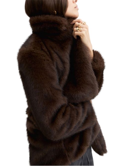 Cappotto in jersey furry emmsub EMME MARELLA | 2625456072002