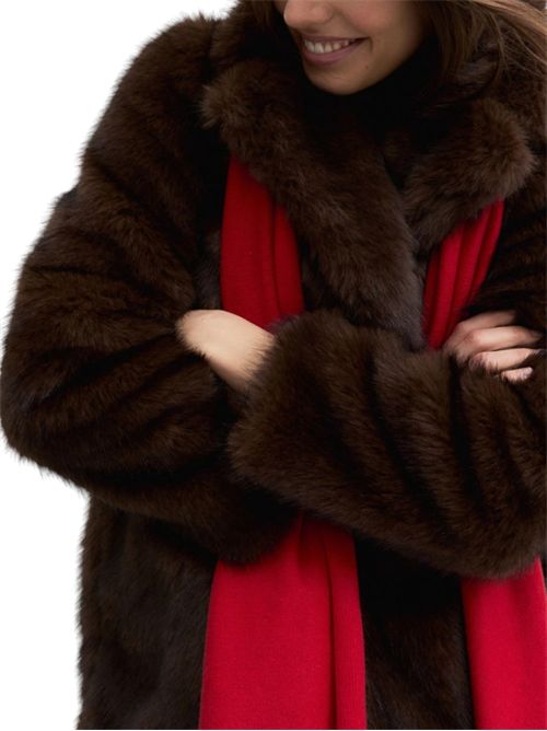 Cappotto in jersey furry emmsub EMME MARELLA | 2625456072002