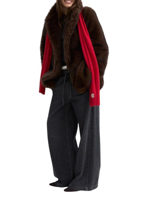 Cappotto in jersey furry emmsub EMME MARELLA | 2625456072002