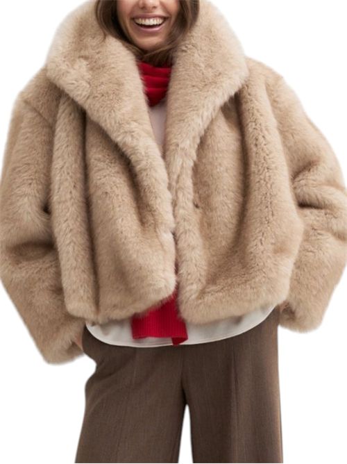 Cappotto corto in jersey furry  emmeditta EMME MARELLA | 2625456112001