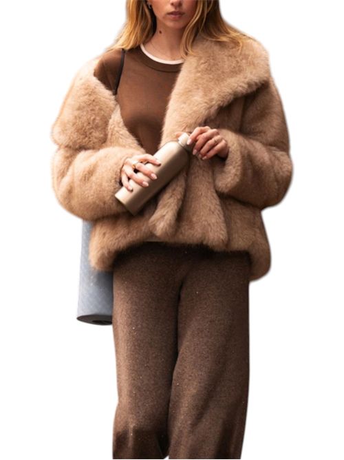 Cappotto corto in jersey furry  emmeditta EMME MARELLA | 2625456112001