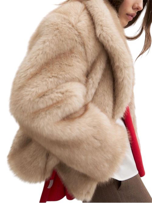 Cappotto corto in jersey furry  emmeditta EMME MARELLA | 2625456112001