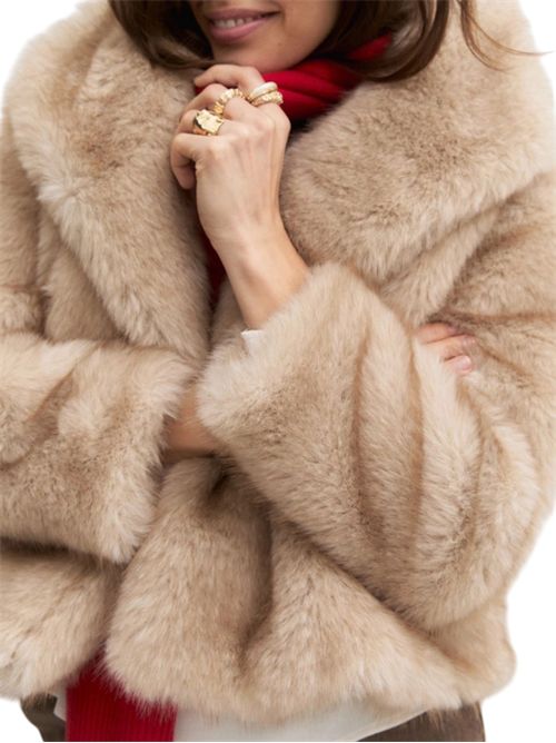 Cappotto corto in jersey furry  emmeditta EMME MARELLA | 2625456112001