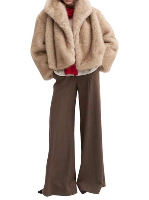 Cappotto corto in jersey furry  emmeditta EMME MARELLA | 2625456112001
