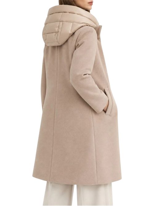 Capospalla in panno soft imbottito con cappuccio emmbacio EMME MARELLA | 2625496102002