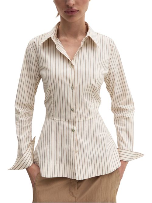 Camicia in popeline con taglio in vita emmode EMME MARELLA | 2625116014001