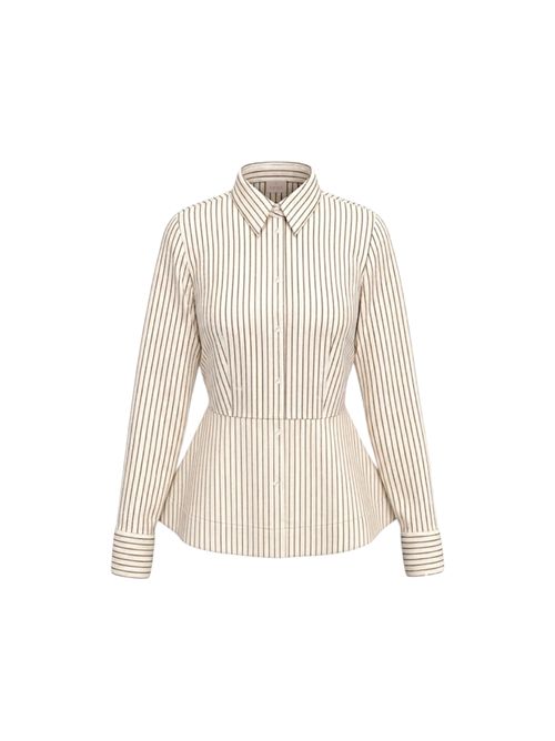 Camicia in popeline con taglio in vita emmode EMME MARELLA | 2625116014001
