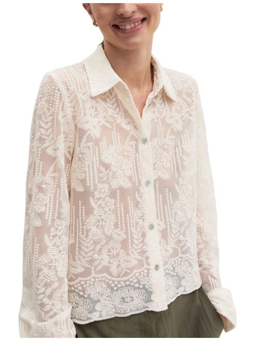 Camicia cropped in tulle ricamato emmcosetta EMME MARELLA | 2625116044001