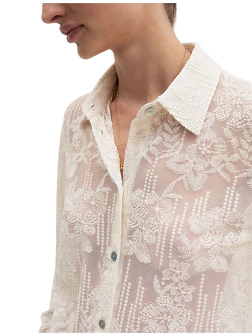Camicia cropped in tulle ricamato emmcosetta EMME MARELLA | 2625116044001