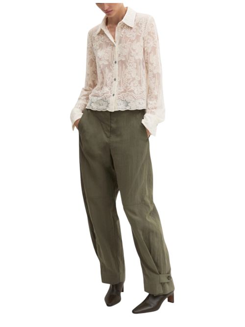Camicia cropped in tulle ricamato emmcosetta EMME MARELLA | 2625116044001