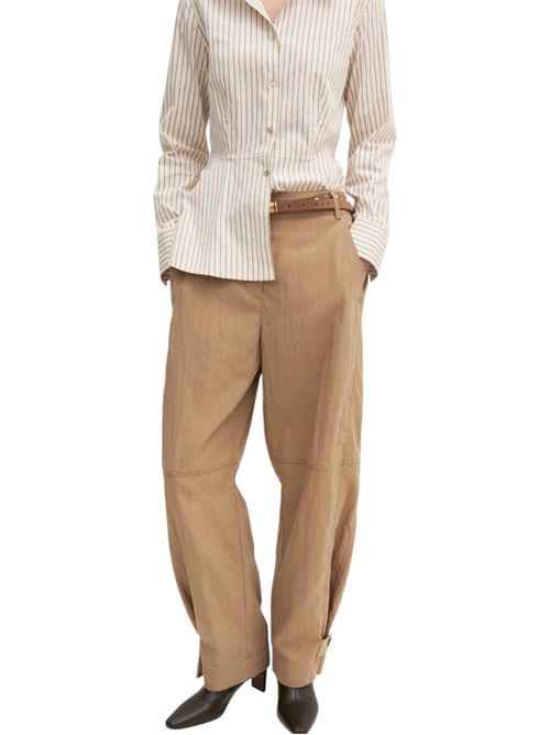 Pantalone fluido in tessuto crinckle emmcalca EMME MARELLA | 2625136014001