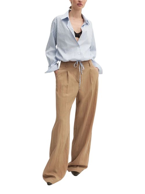 Pantalone wide leg in tessuto crinckle emmtenace EMME MARELLA | 2625136024001