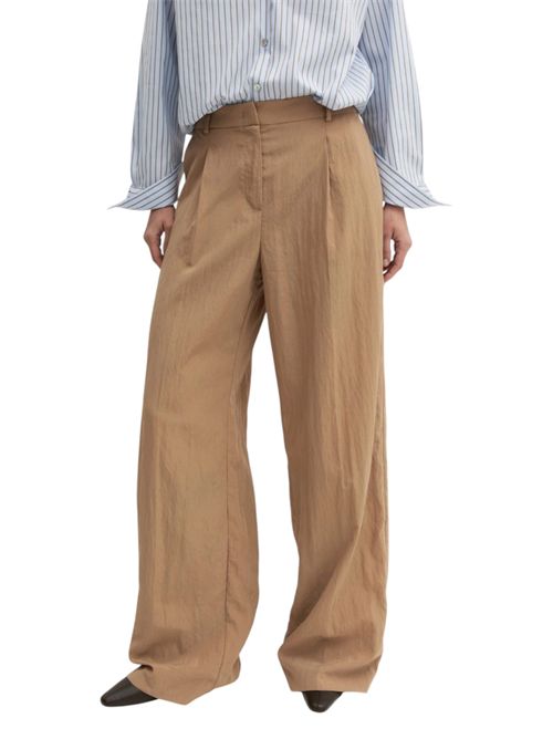 Pantalone wide leg in tessuto crinckle emmtenace EMME MARELLA | 2625136024001