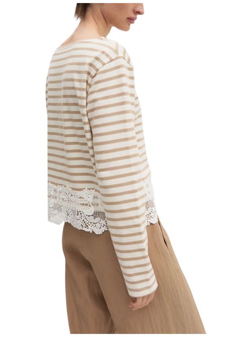 T-shirt con pizzo emmteiera EMME MARELLA | 2625976014001