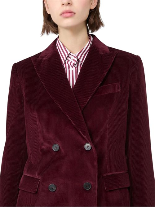 Blazer in velluto di cotone a costine wkdkatanga MAX MARA WEEKEND | 262504601206