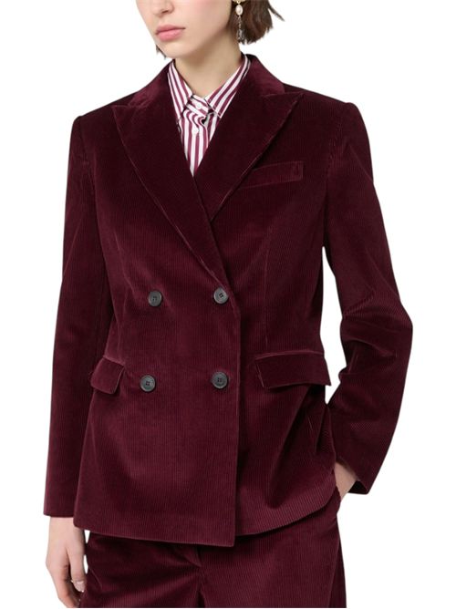 Blazer in velluto di cotone a costine wkdkatanga MAX MARA WEEKEND | 262504601206
