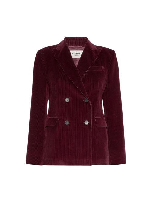 Blazer in velluto di cotone a costine wkdkatanga MAX MARA WEEKEND | 262504601206