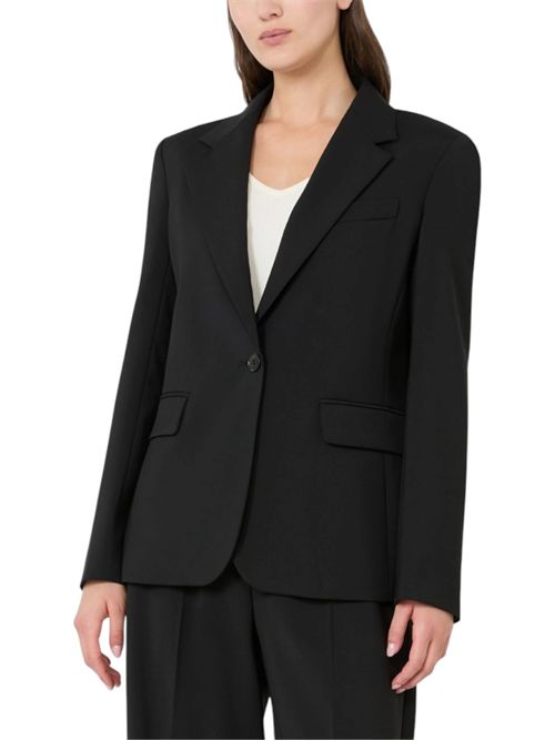 Blazer monopetto in lana stretch wkdlamine MAX MARA WEEKEND | 262504608102