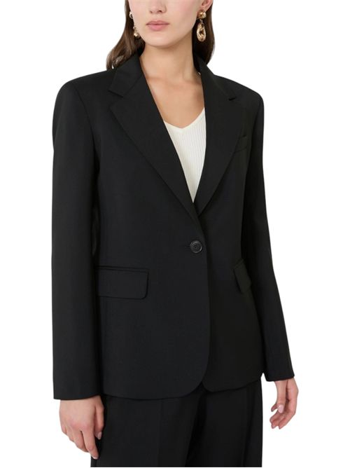 Blazer monopetto in lana stretch wkdlamine MAX MARA WEEKEND | 262504608102