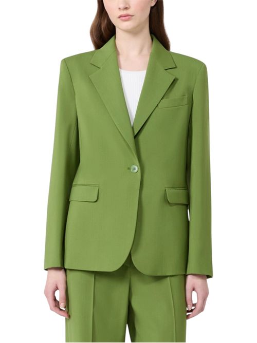 Blazer monopetto in lana stretch wkdlamine MAX MARA WEEKEND | 262504608107