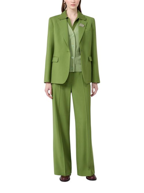 Blazer monopetto in lana stretch wkdlamine MAX MARA WEEKEND | 262504608107
