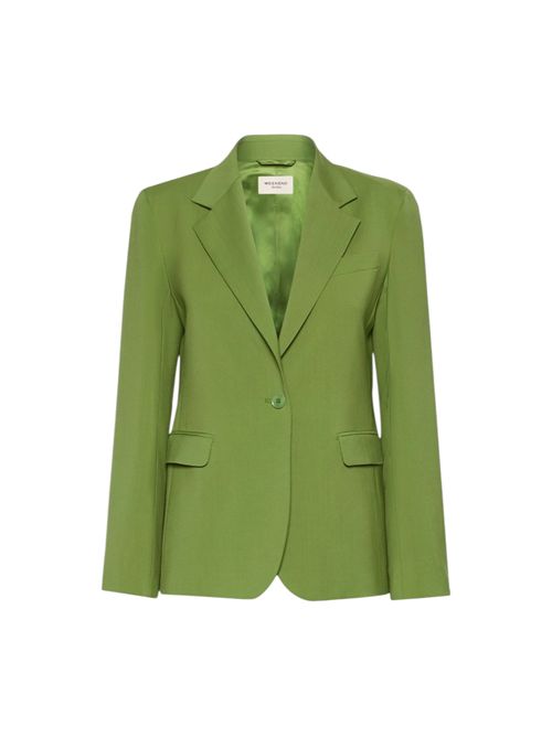 Blazer monopetto in lana stretch wkdlamine MAX MARA WEEKEND | 262504608107