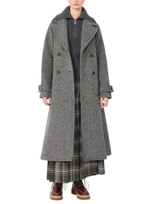 Gonna a pieghe in batavia di lana wkdprisma MAX MARA WEEKEND | 262510609201