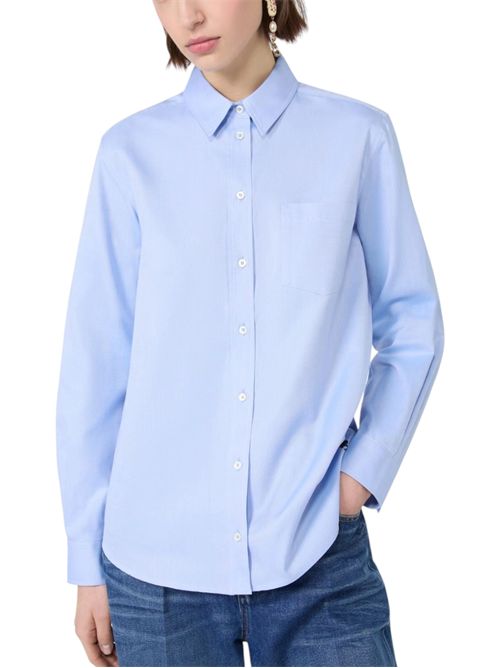 Camicia in Oxford di cotone wkdcobalto MAX MARA WEEKEND | 262511603206