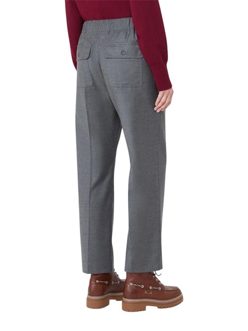 Pantalone in flanella di lana stretch wkdhateley MAX MARA WEEKEND | 262513604203