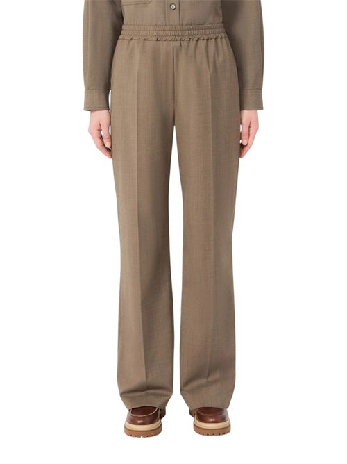 Pantalone in batavia di lana stretch wkdpetra MAX MARA WEEKEND | 262513605201