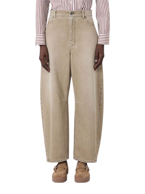 Jeans barrel leg in denim effetto used wkdarcadia MAX MARA WEEKEND | 262518606113