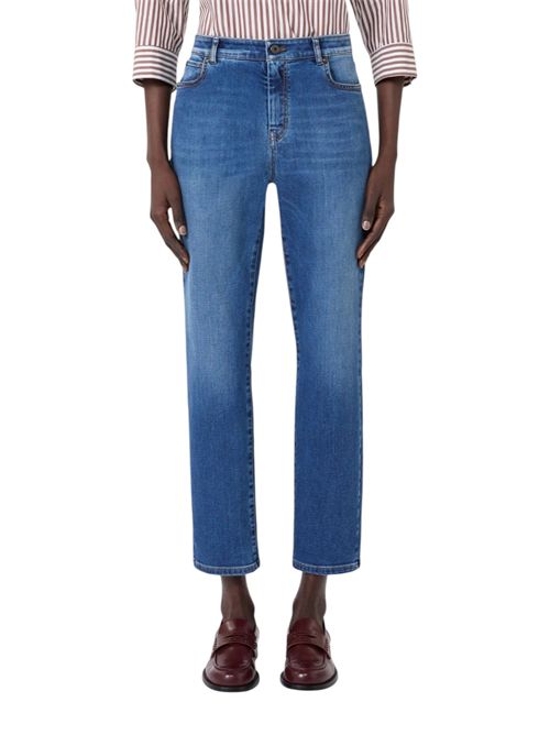 Jeans slim crop in denim stretch wkdlana MAX MARA WEEKEND | 262518607120
