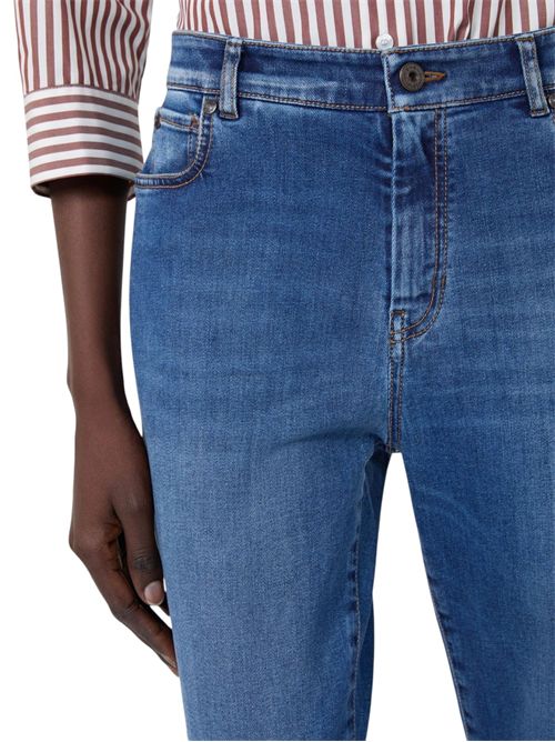 Jeans slim crop in denim stretch wkdlana MAX MARA WEEKEND | 262518607120
