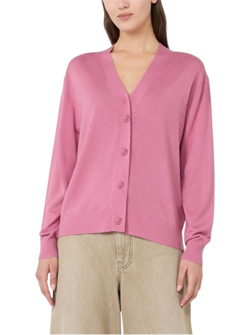 Cardigan a V in lana, seta e cachemire wkdtorre MAX MARA WEEKEND | 262534603105