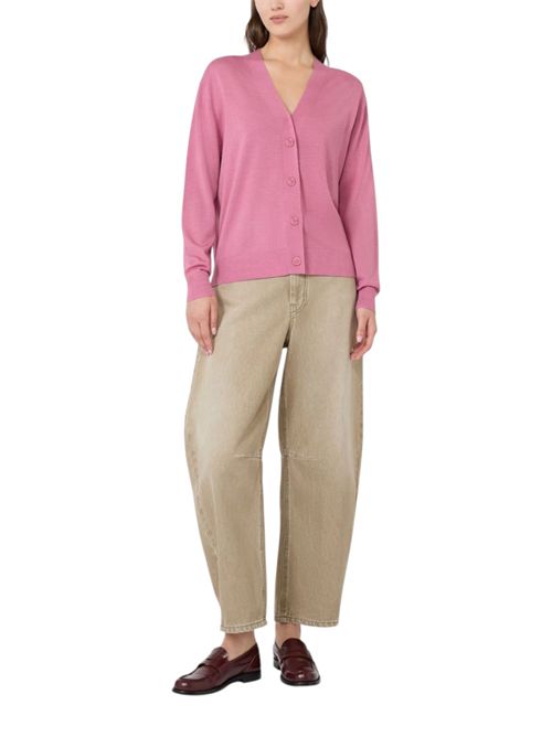 Cardigan a V in lana, seta e cachemire wkdtorre MAX MARA WEEKEND | 262534603105