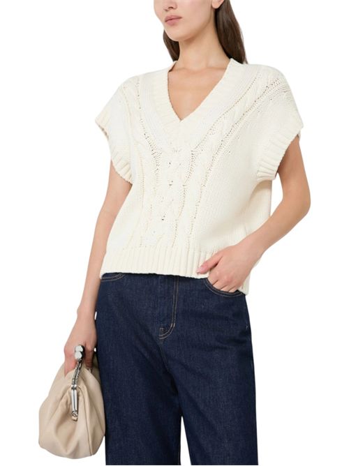 Gilet in filato di cotone wkdpascia MAX MARA WEEKEND | 262535603101
