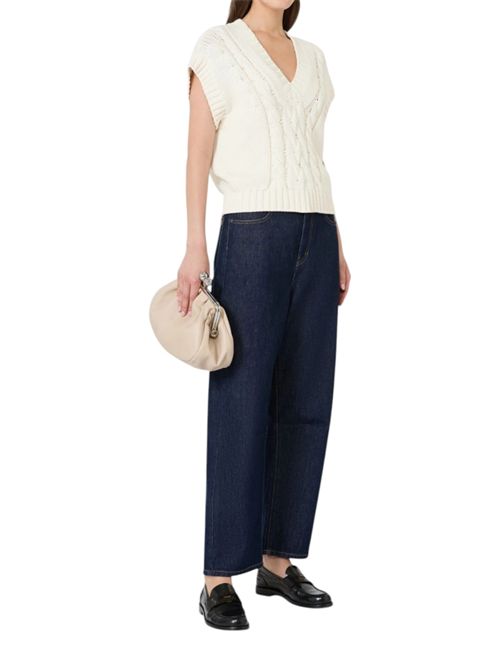 Gilet in filato di cotone wkdpascia MAX MARA WEEKEND | 262535603101